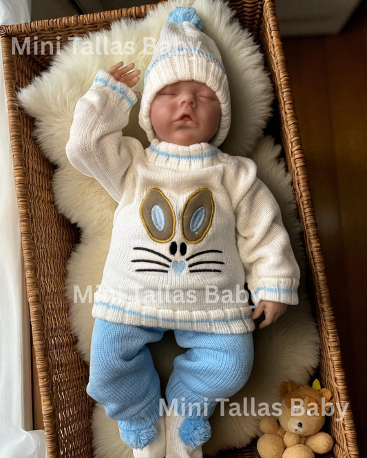 CONJUNTO AZUL DE CONEJITO